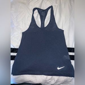 Blue Gray Nike top